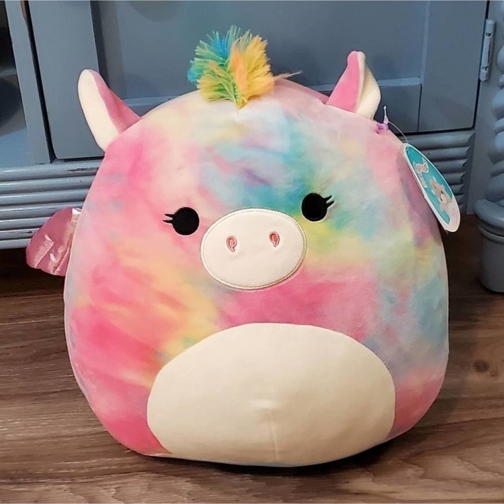 PAISLEY rainbow Pegasus squishmallow 12 inchโ new!!!!